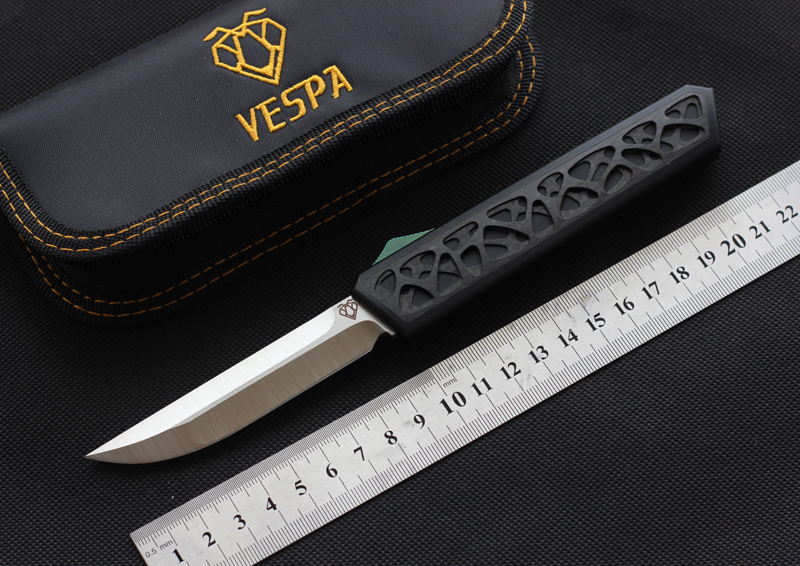 VESPA knives Dark star Tactical Combat knife M390 Blade Automatic knives outdoor camping hunting knife pocket kitchen Survival EDC knife
VESPA knives Dark star Tactical Combat knife M390 Blade Automatic knives outdoor camping hunting knife pocket kitchen Survival EDC knife