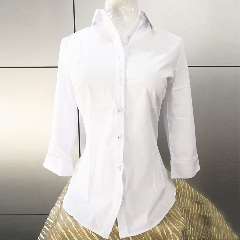2020 new ladies spring summer autumn shirt solid color multicolor retro fashion casual student uniform professional office unifo, White
2020 new ladies spring summer autumn shirt solid color multicolor retro fashion casual student uniform professional office unifo, White