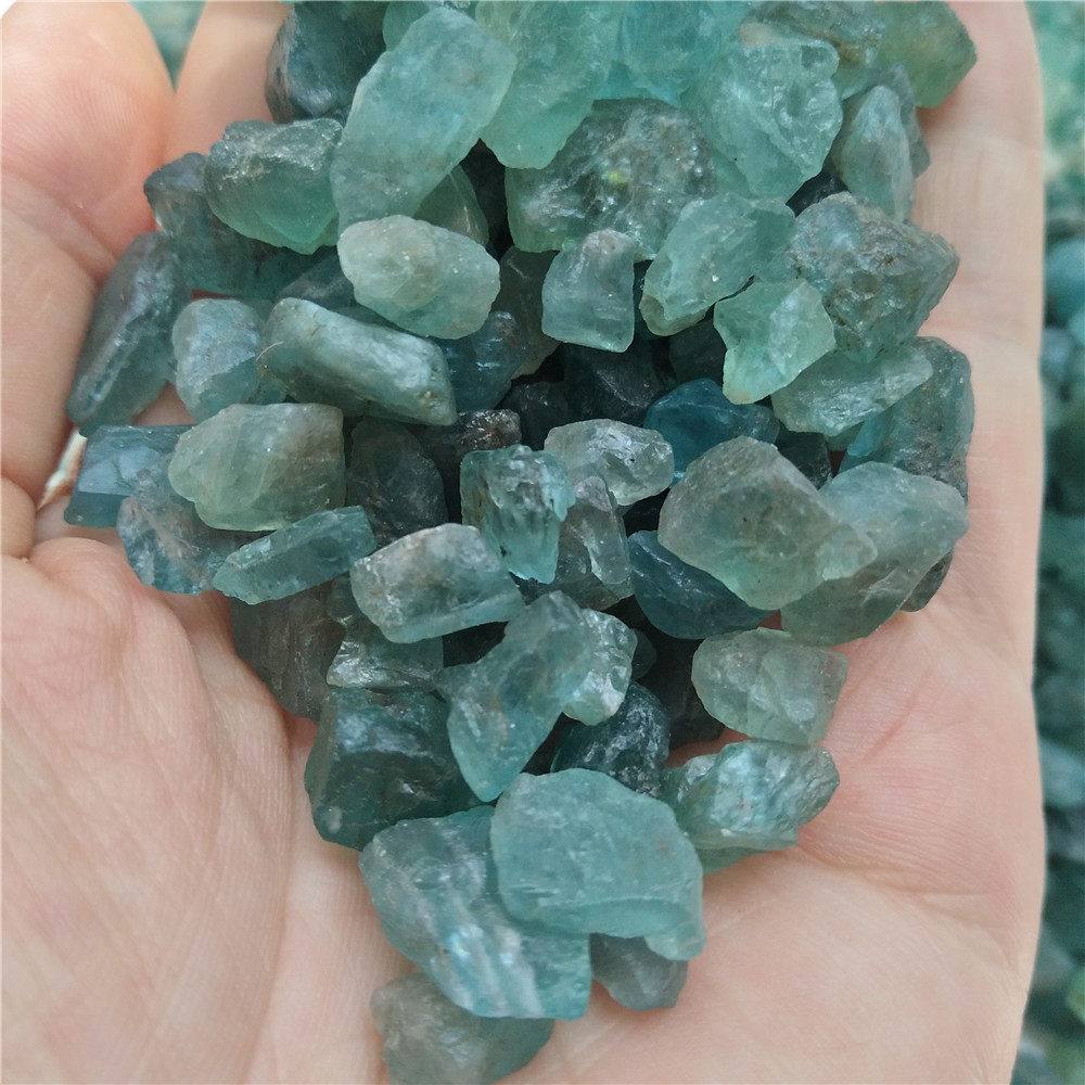 1 Bag 100 g Natural apatite quartz Stone crystal Tumbled Stone Irregular (Size: 5--20 mm, Color: blue) от DHgate WW