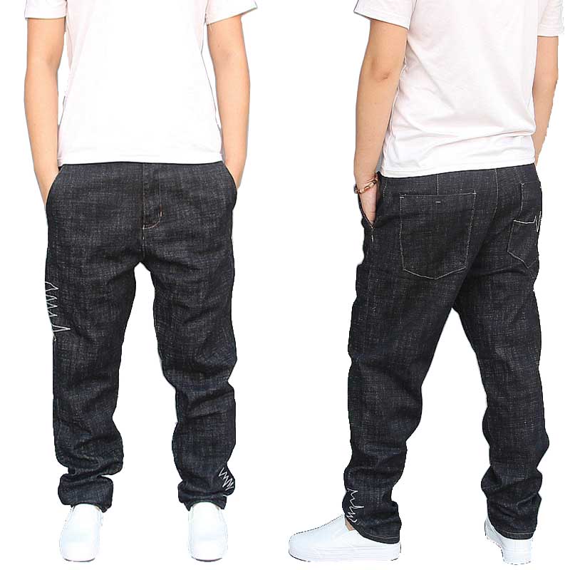 Men Harem Jeans Black Wave Pattern Japan Style Cotton Loose Baggy Denim Pants Streetwear Trousers Harem Joggers Plus Size 29-42
Men Harem Jeans Black Wave Pattern Japan Style Cotton Loose Baggy Denim Pants Streetwear Trousers Harem Joggers Plus Size 29-42