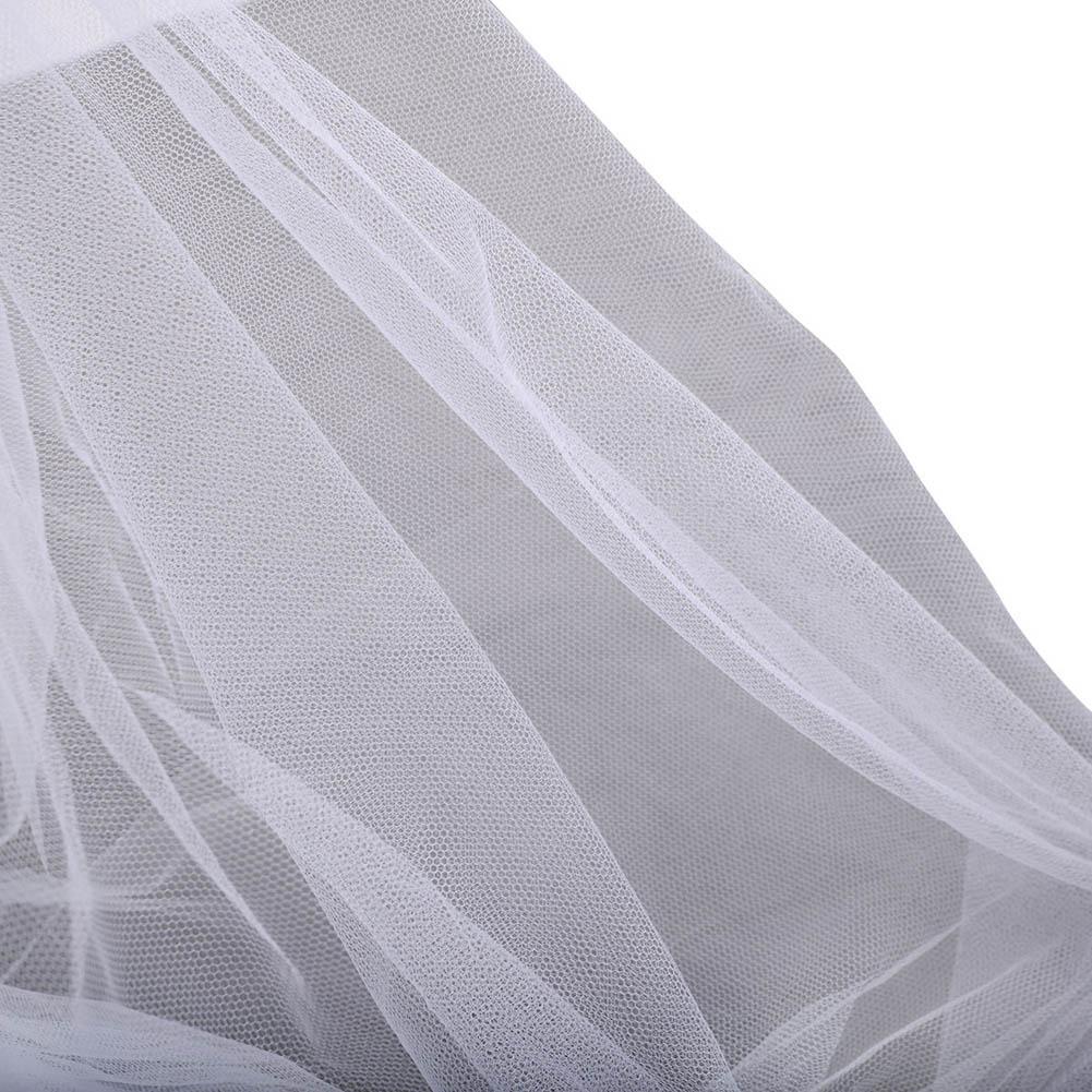White Three Door Princess Mosquito Net Double Bed Curtains Sleeping Curtain Bed Canopy