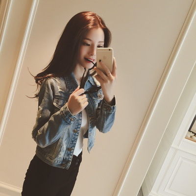 Women Basic Coats Autumn and Winter Women Denim Jacket Vintage Long Sleeve Slim Female Jeans Coats Casual Girls Outwear, Blue
Women Basic Coats Autumn and Winter Women Denim Jacket Vintage Long Sleeve Slim Female Jeans Coats Casual Girls Outwear, Blue