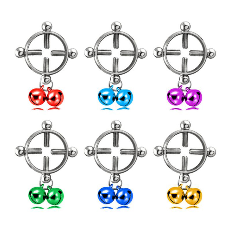 No Piercing Adjustable Ball Dangle Nipple Rings for Women Circle Nipple Clamps Stainless Steel Body Decor with Screws
No Piercing Adjustable Ball Dangle Nipple Rings for Women Circle Nipple Clamps Stainless Steel Body Decor with Screws