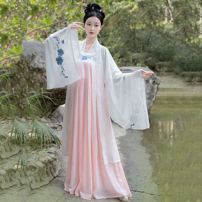Chinese Folk Dance Clothing Set Tang Dynasty Princess Cosplay Stage Wear Asian Traditional Hanfu Costumes for Women Fairy Dress, Pink
Chinese Folk Dance Clothing Set Tang Dynasty Princess Cosplay Stage Wear Asian Traditional Hanfu Costumes for Women Fairy Dress, Pink
