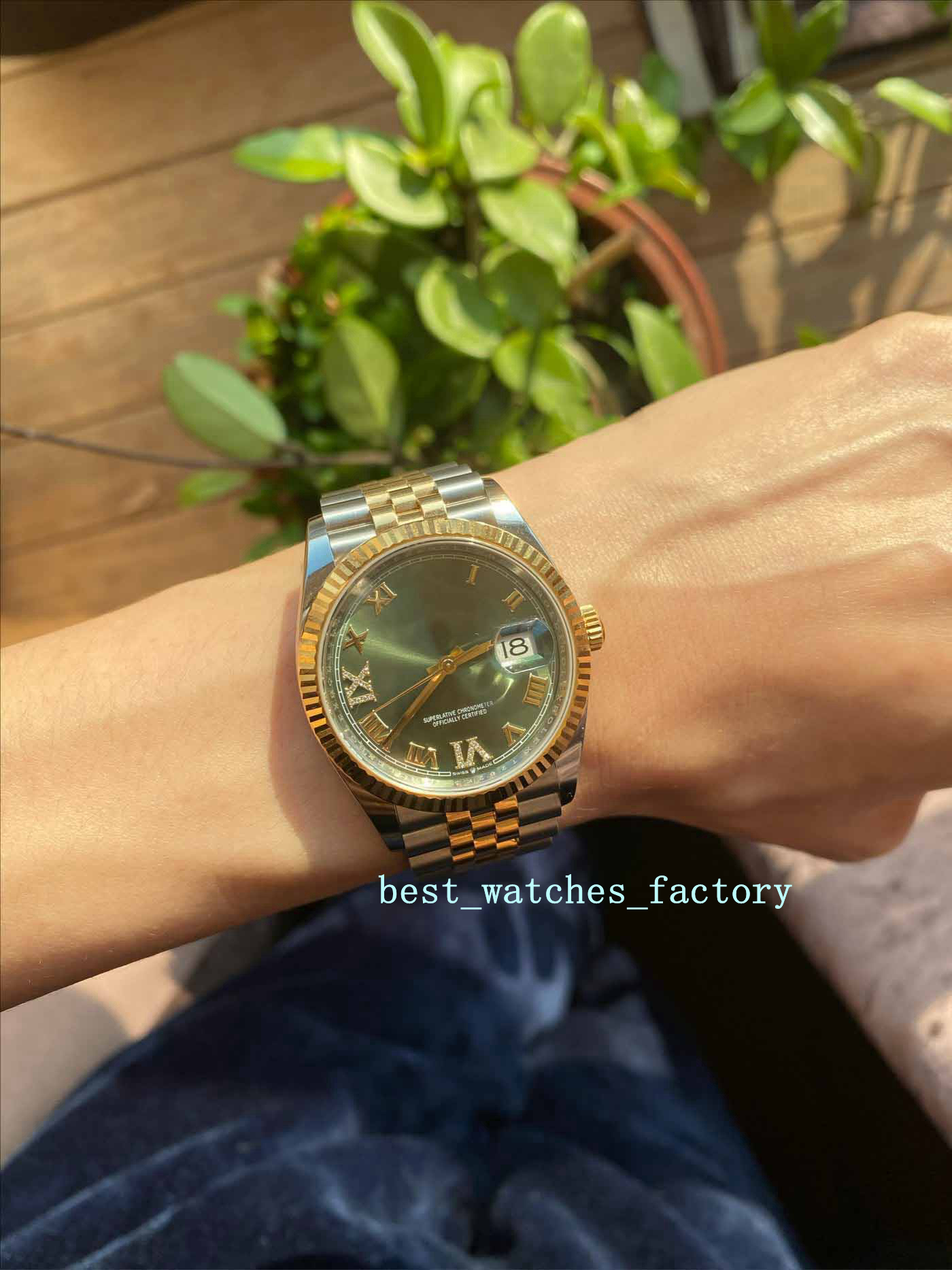 + box Datejust High Quality Asian 2813 36mm Two Color Gold Steel Men's Watch 126233 m126233 Automatic Sapphire Glass Men's Watch Christmas, Green
+ box Datejust High Quality Asian 2813 36mm Two Color Gold Steel Men's Watch 126233 m126233 Automatic Sapphire Glass Men's Watch Christmas, Green