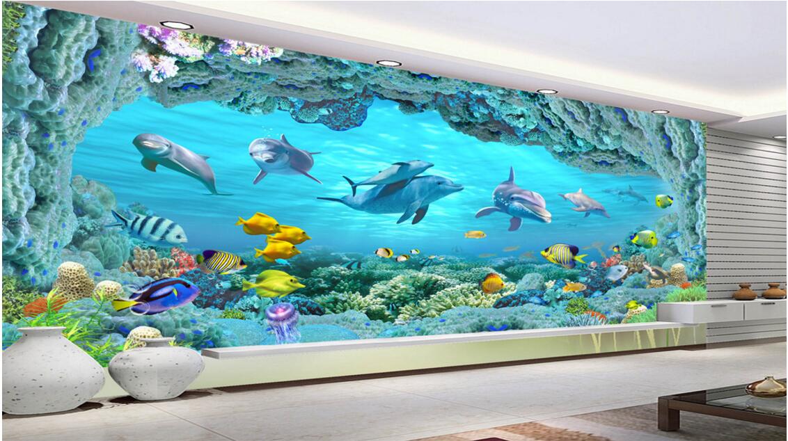 WDBH 3d wallpaper custom photo Ocean Dolphin Cave Fish Coral background home decor living room 3d wall muals wall paper for walls 3 d, Non-woven
WDBH 3d wallpaper custom photo Ocean Dolphin Cave Fish Coral background home decor living room 3d wall muals wall paper for walls 3 d, Non-woven
