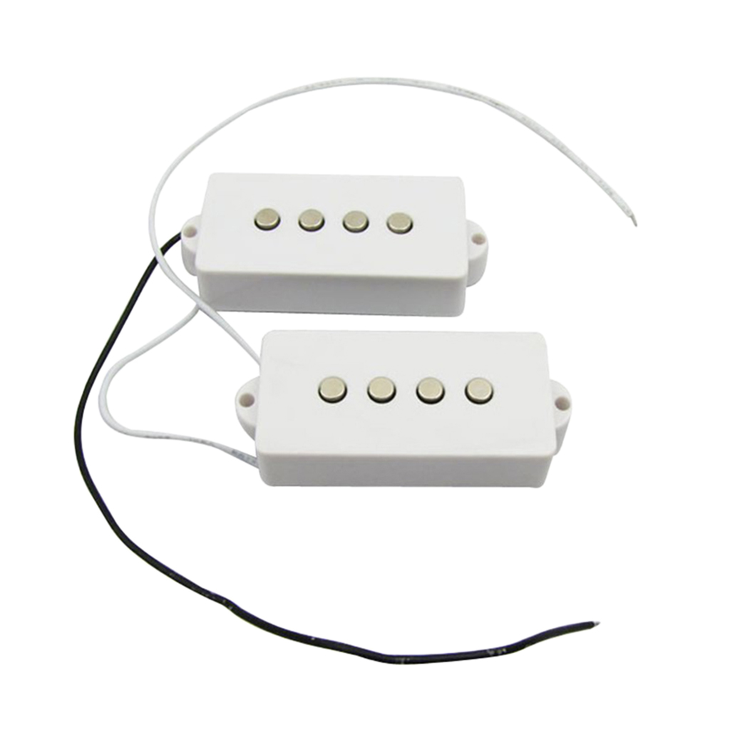 1 Set 4 String Noiseless Pickup White for Precision P-Bass Guitar Replacement
1 Set 4 String Noiseless Pickup White for Precision P-Bass Guitar Replacement