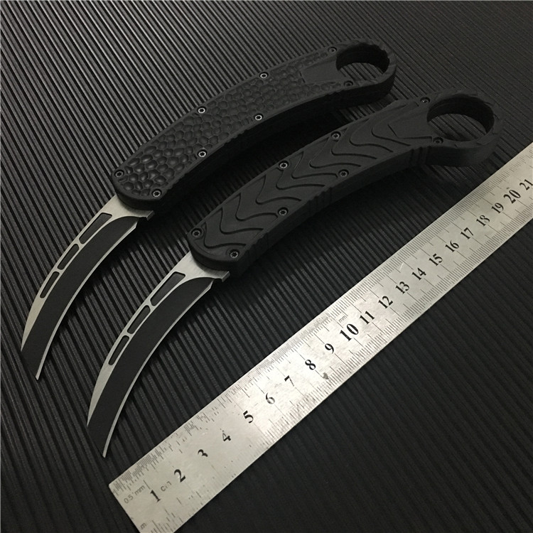 Karambit Automatic Claw knife D2 Blade Aluminum Handle Double Action Outdoor BENCHMADE BM940 BM42 Camping EDC Survival AUTO knife
Karambit Automatic Claw knife D2 Blade Aluminum Handle Double Action Outdoor BENCHMADE BM940 BM42 Camping EDC Survival AUTO knife