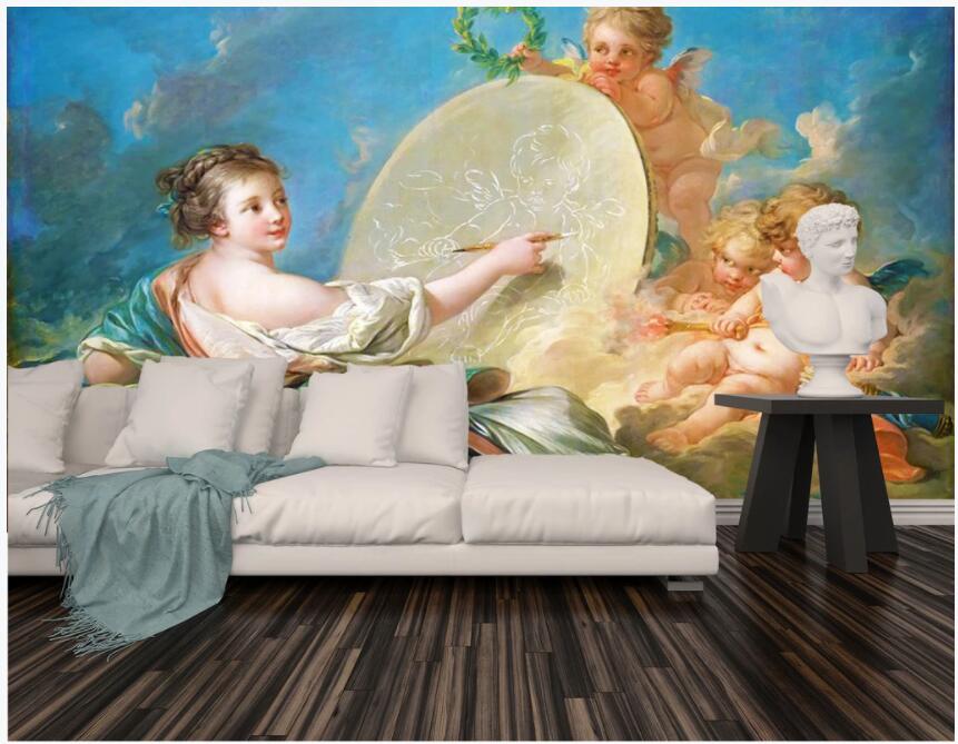 3d wallpaer custom photo Italian female painter cherub tv background 3d wall murals wallpaper for walls 3 d living room home decor, Non-woven wallpaper
3d wallpaer custom photo Italian female painter cherub tv background 3d wall murals wallpaper for walls 3 d living room home decor, Non-woven wallpaper