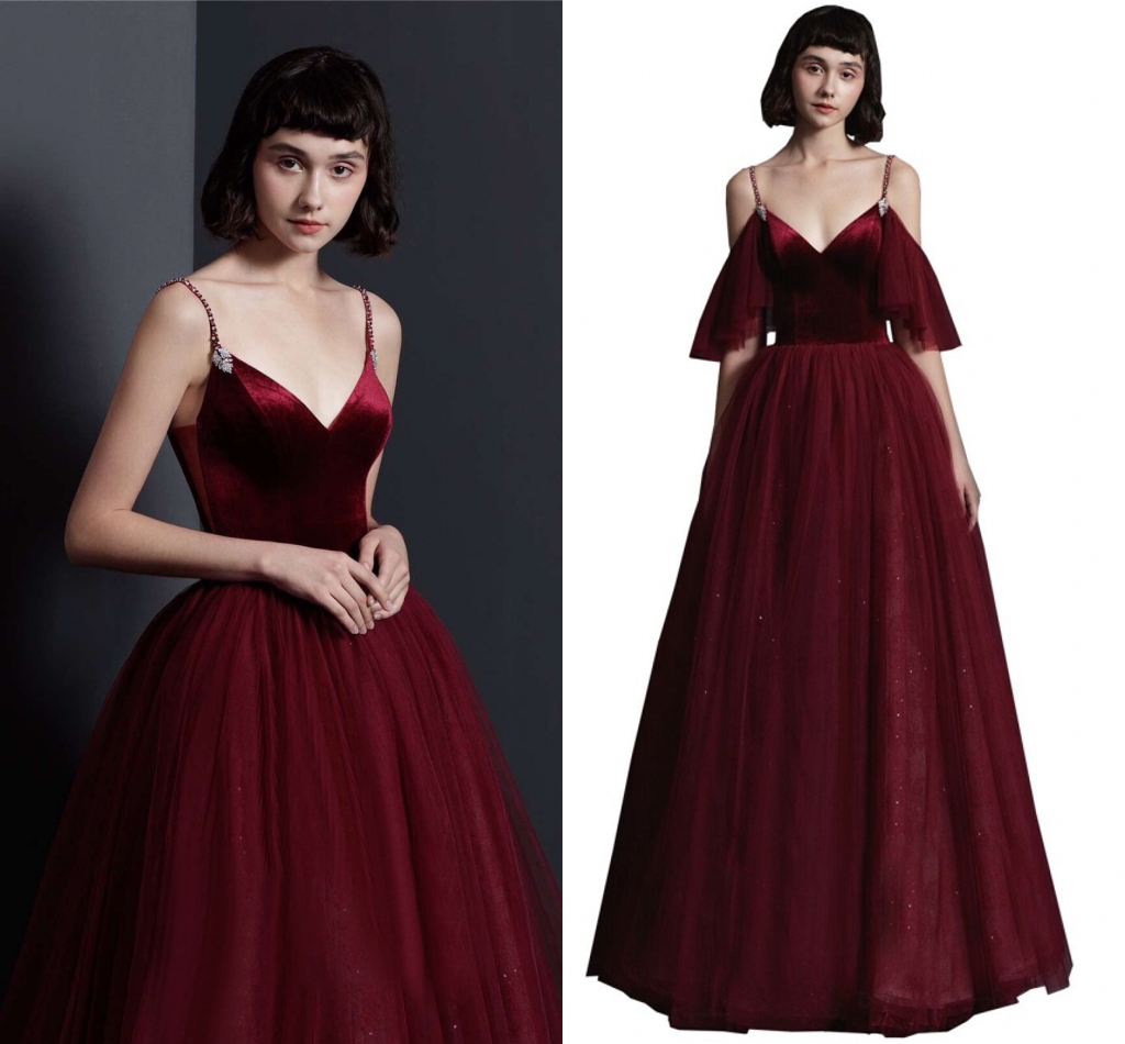Elegant Off the Shoulder Straps Evening Dresses A-line Tulle Beading Burgundy Prom Party Dress robe soiree 2020, Dark green
Elegant Off the Shoulder Straps Evening Dresses A-line Tulle Beading Burgundy Prom Party Dress robe soiree 2020, Dark green