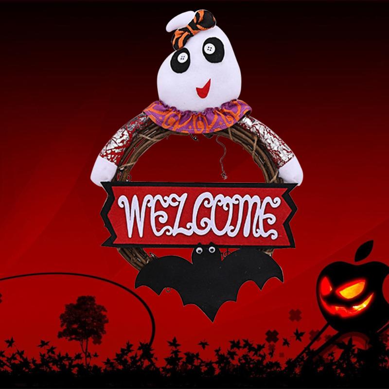 Halloween Garland Wall Door Hanging Ornament Wreath Hanging Garland for Porch Hallway Home (Ghost Wreath, Assorted color 2
Halloween Garland Wall Door Hanging Ornament Wreath Hanging Garland for Porch Hallway Home (Ghost Wreath, Assorted color 2
