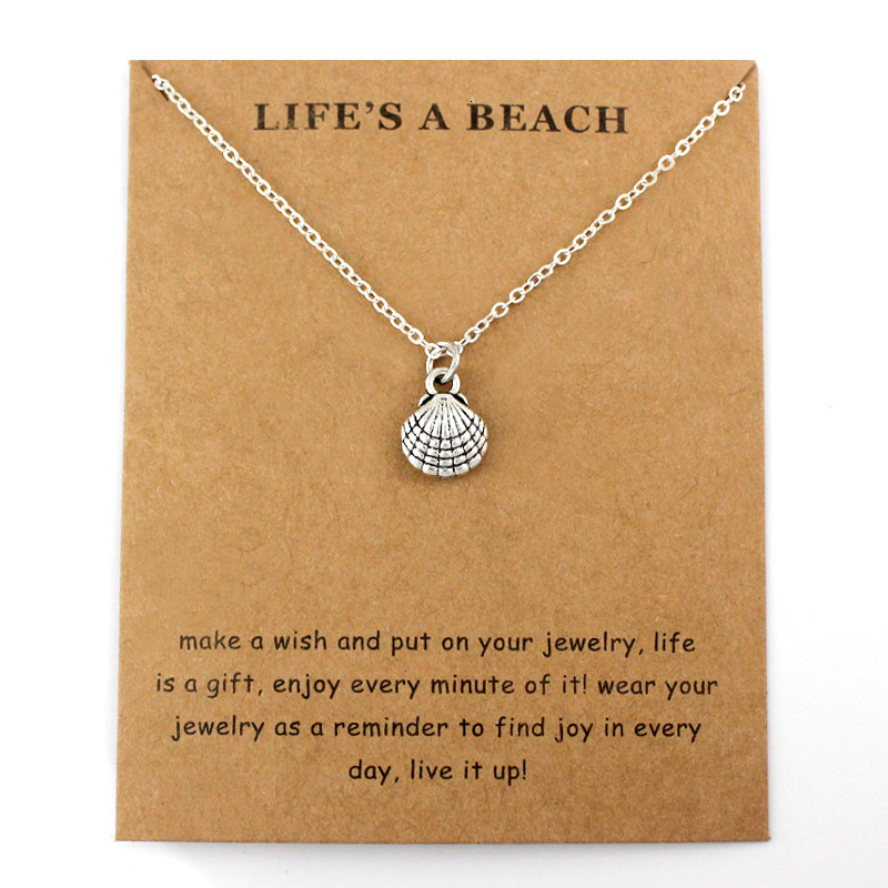 Shell Conch Shark Sand Dollar Necklace Starfish Waves Sea Turtle Seahorse Pendants Necklaces Fashion Women Jewelry Summer Gift
Shell Conch Shark Sand Dollar Necklace Starfish Waves Sea Turtle Seahorse Pendants Necklaces Fashion Women Jewelry Summer Gift