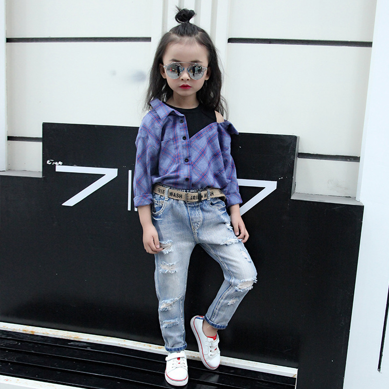 Autumn 2019 New Girl Boys Trench Jeans Big Boys girls Korean Light-colored Leggings, Blue
Autumn 2019 New Girl Boys Trench Jeans Big Boys girls Korean Light-colored Leggings, Blue