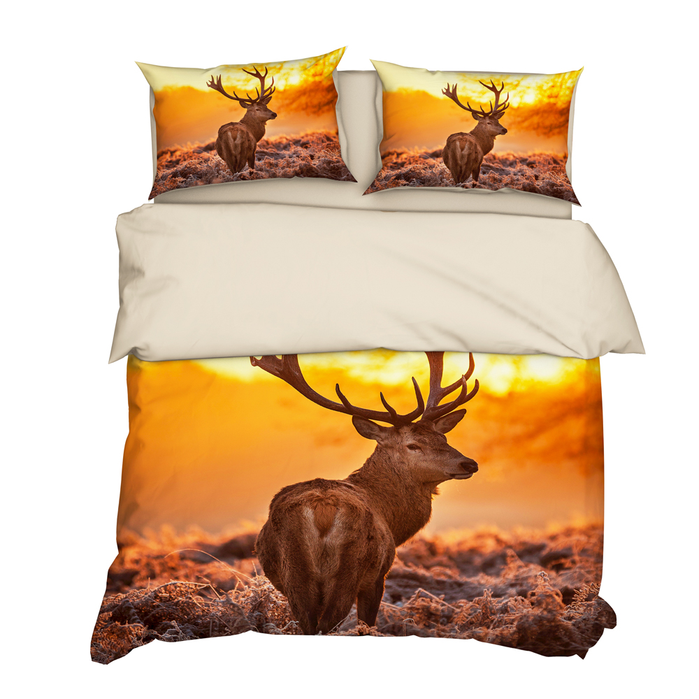 YuXiu 3D Printing Animal Dusk Prairie Elk Duvet Covers Black Bedding Set Bed Linen Cover Pillowcases King Queen Full Double, Style 8
YuXiu 3D Printing Animal Dusk Prairie Elk Duvet Covers Black Bedding Set Bed Linen Cover Pillowcases King Queen Full Double, Style 8