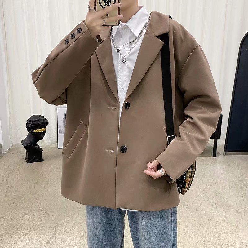 2020 Men' Fashion Casual Suit Jackets Formal Single Coat Loose Western Clothes Brown/black Color Outerwear Plus Size -2XL
2020 Men' Fashion Casual Suit Jackets Formal Single Coat Loose Western Clothes Brown/black Color Outerwear Plus Size -2XL