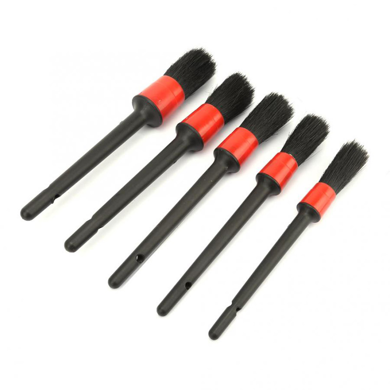 5pcs/Set Car Motorcycle Brush Wheel Window Cleaning Tool Auto detailing Brushes Home Office Dust Removal Tools
