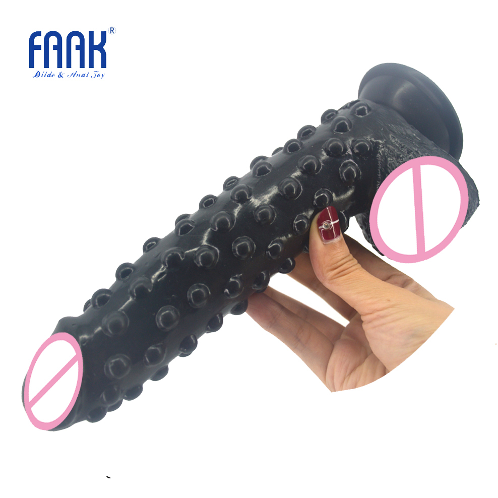 Faak Silicone Dildo réaliste avec ventouse surélevé extrême pointue extrême stimulant le gode anal de gros faux jouets sexuels de pénis pour femm