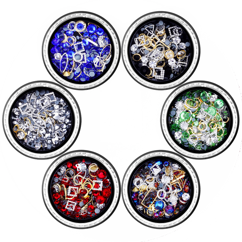 1Box Nail Rhinestones Nail Jewelry 3D DIY Metal Rhinestone Rivets Decorations Hot Sale New Arrival
1Box Nail Rhinestones Nail Jewelry 3D DIY Metal Rhinestone Rivets Decorations Hot Sale New Arrival