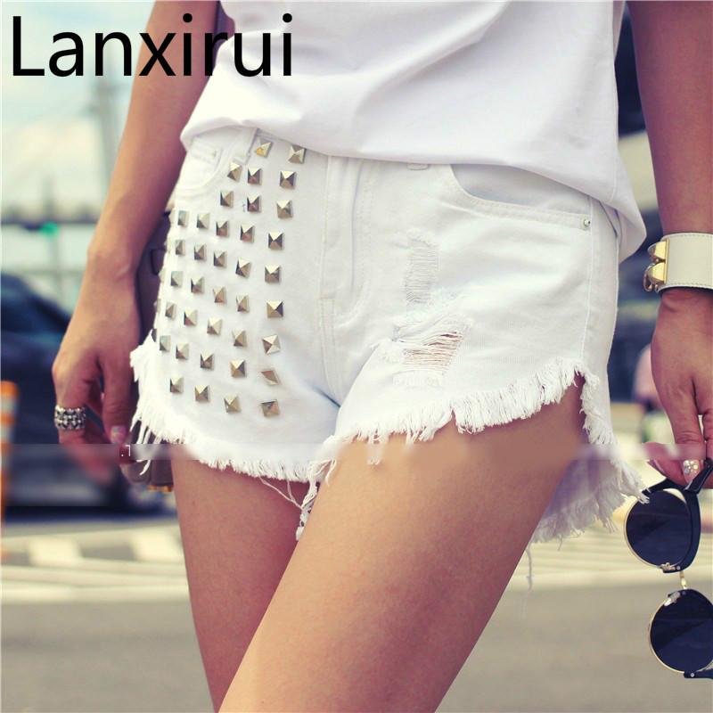High Quality Sexy Hot Short Jeans Women Punk Style Rivet Vintage Hole Mid Waist Denim Skinny Short 3 Colours New Fashion, Black
High Quality Sexy Hot Short Jeans Women Punk Style Rivet Vintage Hole Mid Waist Denim Skinny Short 3 Colours New Fashion, Black