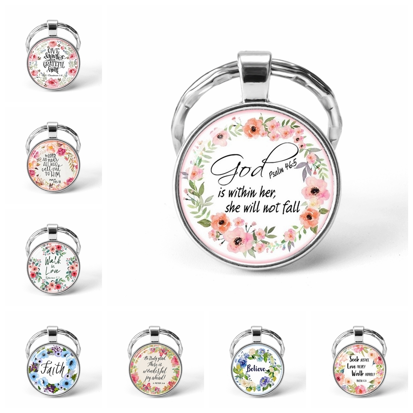God Is Within Her, She Will Not Fall (psalm 46:5) Bible Quote Faith Keychain Keyring Bible Verse Key Chains Christian Party Gift
God Is Within Her, She Will Not Fall (psalm 46:5) Bible Quote Faith Keychain Keyring Bible Verse Key Chains Christian Party Gift