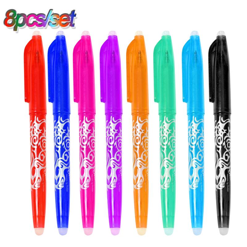 8pcs/lot 0.5mm Erasable Pen Refills Colorful 8 Color Creative Drawing Tools Student Writing Tools Office Stationery
8pcs/lot 0.5mm Erasable Pen Refills Colorful 8 Color Creative Drawing Tools Student Writing Tools Office Stationery
