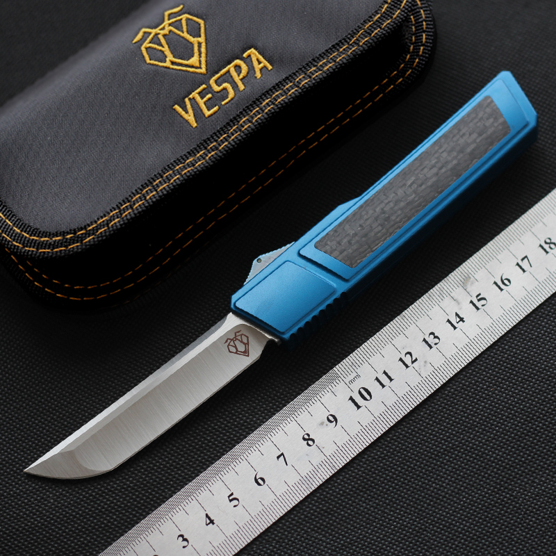 VESPA Ripper High quality Knife 100% M390 blade 7075Aluminum + CF Handle Survival knives outdoor EDC Tool hunting pocket Tactical knife
VESPA Ripper High quality Knife 100% M390 blade 7075Aluminum + CF Handle Survival knives outdoor EDC Tool hunting pocket Tactical knife