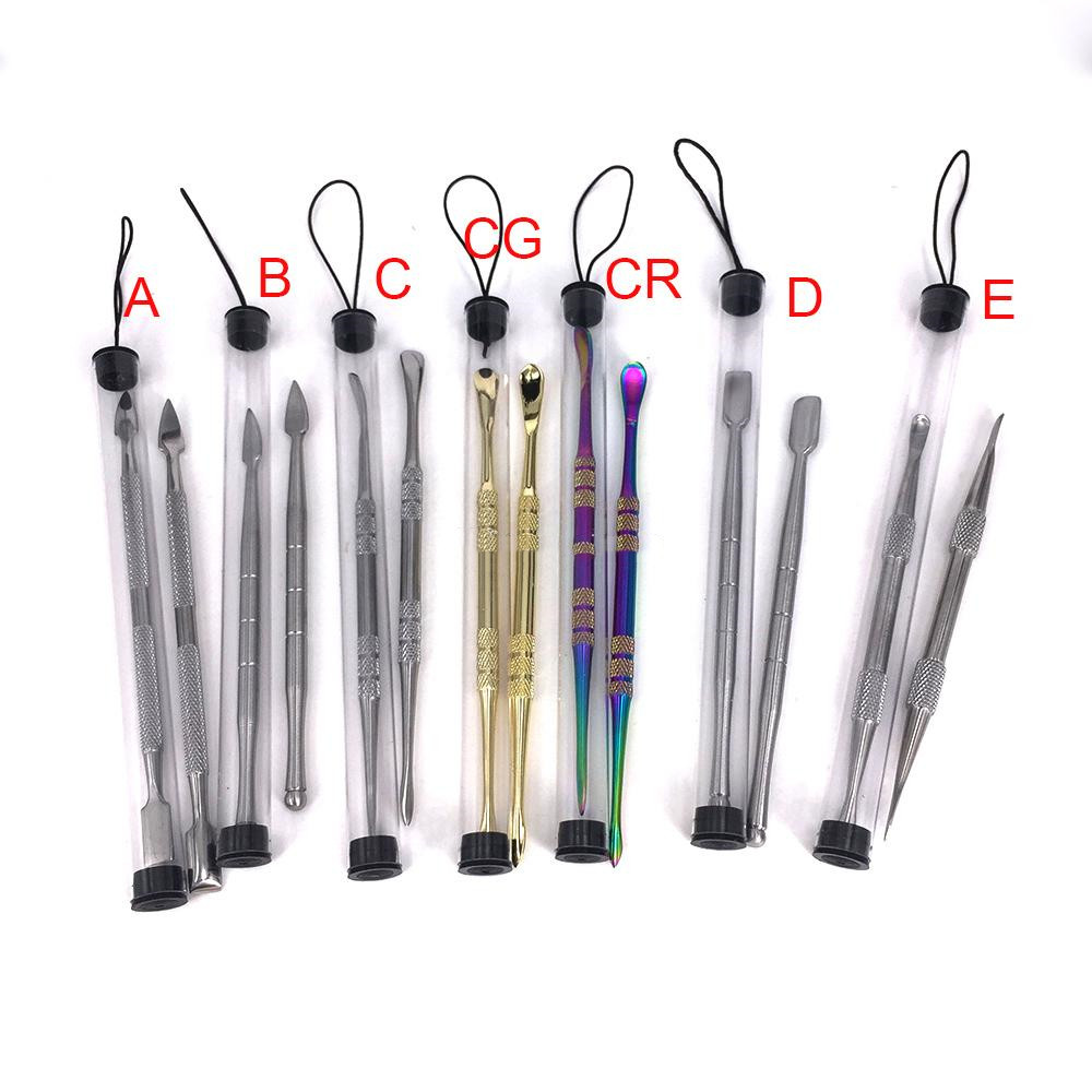 Gold Rainbow SS Wax dabbers Dabbing tool with individual plastic tube package glass bong smoking Pipe 106-127mm Cleaning Tool Art tools
Gold Rainbow SS Wax dabbers Dabbing tool with individual plastic tube package glass bong smoking Pipe 106-127mm Cleaning Tool Art tools