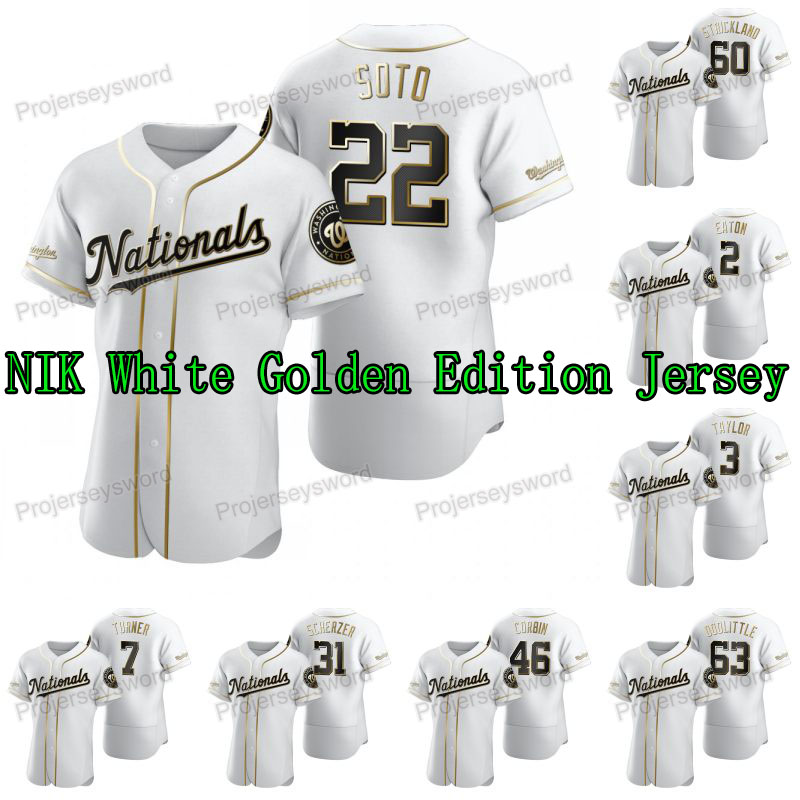 Juan Soto White Golden Edition Jerseys Adam Eaton Michael A. Taylor Trea Turner Max Scherzer Patrick Corbin Hunter Strickland Sean Doolittle, Blue;black
Juan Soto White Golden Edition Jerseys Adam Eaton Michael A. Taylor Trea Turner Max Scherzer Patrick Corbin Hunter Strickland Sean Doolittle, Blue;black