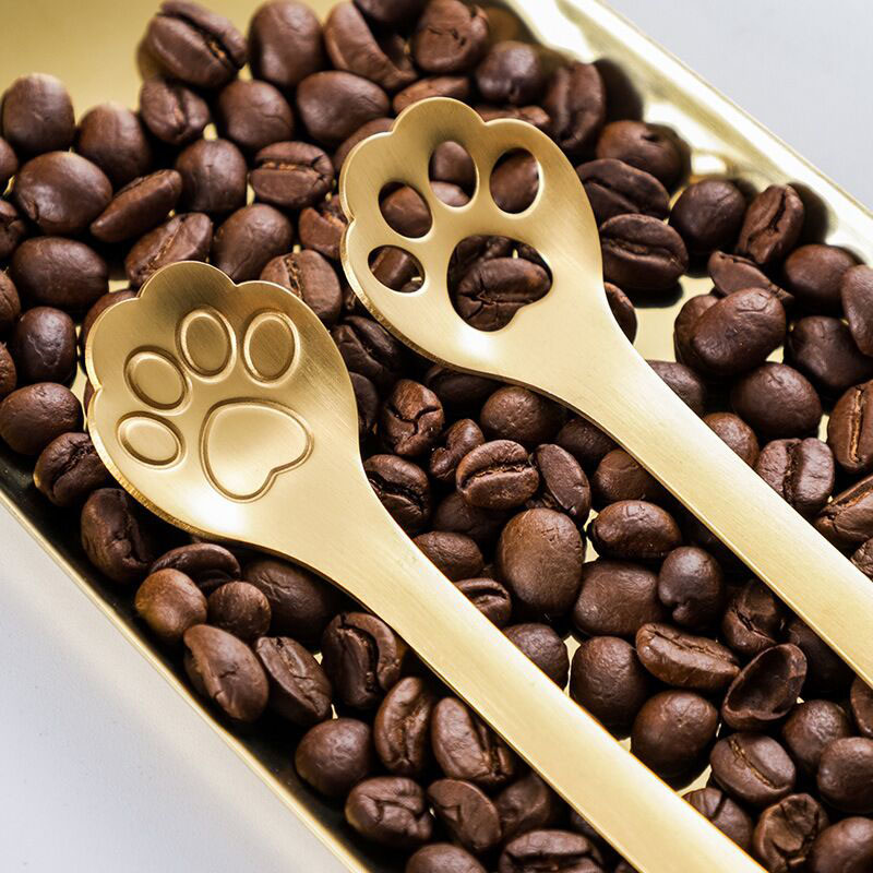Cat Paw Stainless Steel Mixing Stirring Spoon, Coffee Tea Dessert Appetizer Bistro Cake Ice Cream Sugar Spoons
Cat Paw Stainless Steel Mixing Stirring Spoon, Coffee Tea Dessert Appetizer Bistro Cake Ice Cream Sugar Spoons