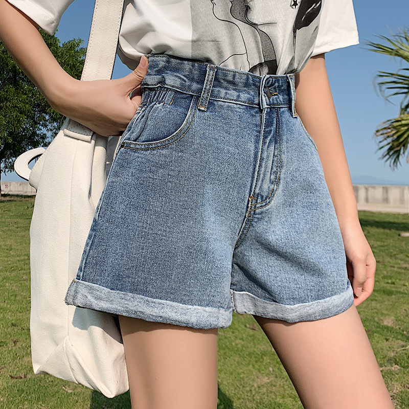 2020 Summer New Crimping Denim Shorts Hot Cowboy Wide-leg Shorts High-waisted South Korea Casual Cotton Loose Zipper Button, Khaki
2020 Summer New Crimping Denim Shorts Hot Cowboy Wide-leg Shorts High-waisted South Korea Casual Cotton Loose Zipper Button, Khaki