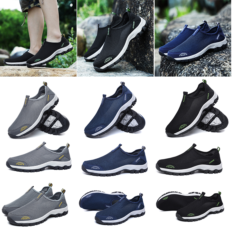 fast shipping men fashion running shoes sneakers triple black white navy blue mens womens breathable designer sneaker trainers, A1
fast shipping men fashion running shoes sneakers triple black white navy blue mens womens breathable designer sneaker trainers, A1