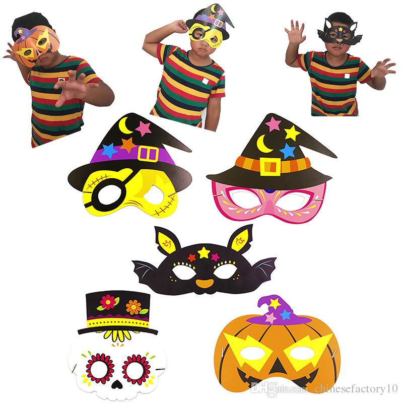 Kid Halloween Mask Paper Mask Costume Pumpkin Hat Cat Half Masquerade Face Mask 20X18CM New 2019
Kid Halloween Mask Paper Mask Costume Pumpkin Hat Cat Half Masquerade Face Mask 20X18CM New 2019