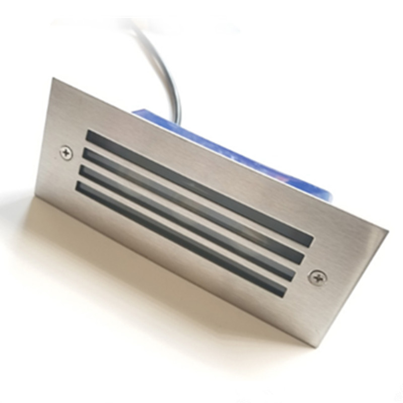 Recessed LED Step Stair Light 3W AC85-265V Aluminum 3000K 6000K Underground Lamp Floor Garden Outdoor Inground lighting