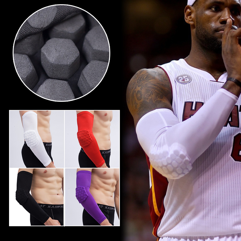 Star sports gear wholesale Lycra honeycomb elbow longer bumper anti-stretch basketball arm cuff riding sleeve sports goods professional, Red
Star sports gear wholesale Lycra honeycomb elbow longer bumper anti-stretch basketball arm cuff riding sleeve sports goods professional, Red