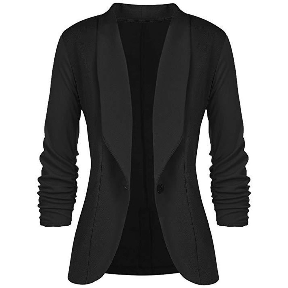 blazer mujer suit women blazers and jackets slim solid 2019 blazer femme Ladies Business Suit d90514, Black
blazer mujer suit women blazers and jackets slim solid 2019 blazer femme Ladies Business Suit d90514, Black