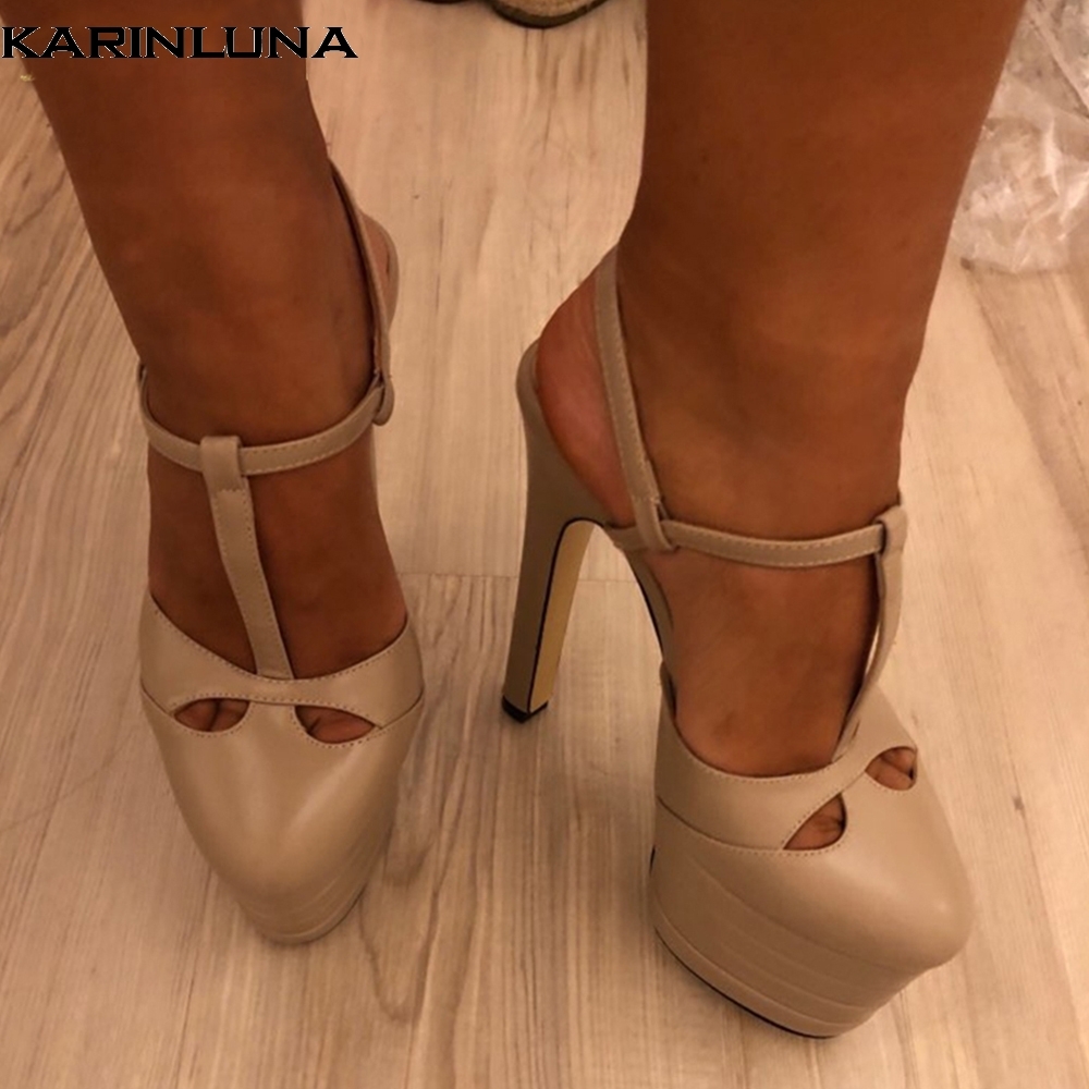 Karinluna 2019 big Size 42 inside sheepskin leather Shoes Woman High Heels Platform Party Wedding brides Sandals Women PUMPS CY200518, Apricot
Karinluna 2019 big Size 42 inside sheepskin leather Shoes Woman High Heels Platform Party Wedding brides Sandals Women PUMPS CY200518, Apricot