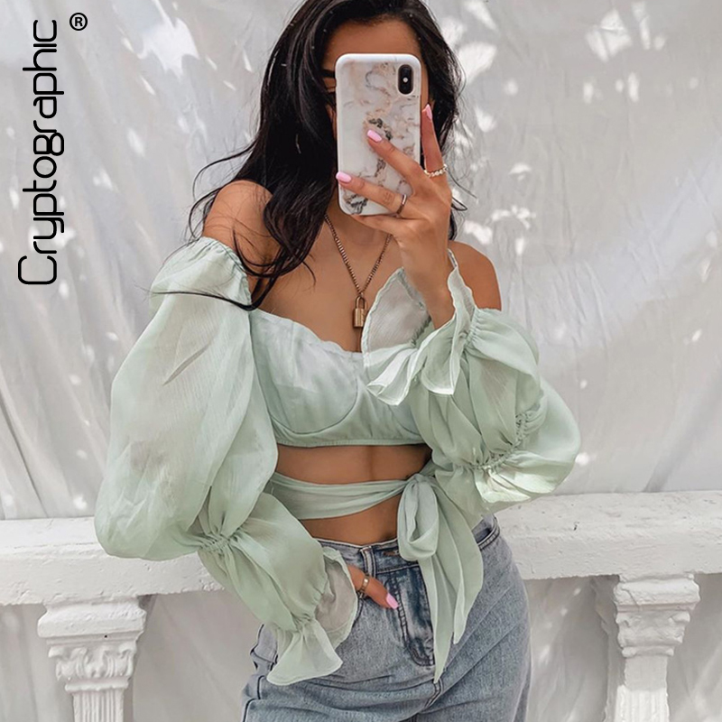 Cryptographic Square Collar Fashion Flare Sleeve Chiffon Blouse Shirts Summer Backless Lace Up Crop Top Blouse Blusas Mujer Tops, Green
Cryptographic Square Collar Fashion Flare Sleeve Chiffon Blouse Shirts Summer Backless Lace Up Crop Top Blouse Blusas Mujer Tops, Green