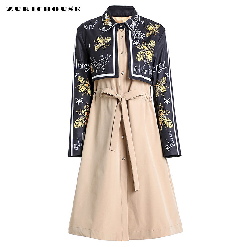 ZURICHOUSE Spring Coat Women Fashion Fake Two-piece Slim Windbreaker 2020 Retro Printed Diamond Sequins Trench Female, Apricot
ZURICHOUSE Spring Coat Women Fashion Fake Two-piece Slim Windbreaker 2020 Retro Printed Diamond Sequins Trench Female, Apricot
