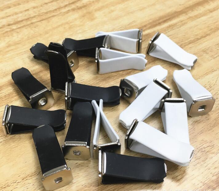 2500pcs New Auto Outlet Clips Metal Alloy White Black Color DIY Automotive Perfume Clip Decorative Car Vents Clamps Accessories #26583