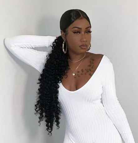 postiche afro naturel long 100 Humanin,black hair italian curly drawstring ponytail virgin hair piece 140g
postiche afro naturel long 100 Humanin,black hair italian curly drawstring ponytail virgin hair piece 140g