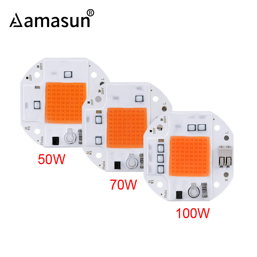 100W 70W 50W Welding Free LED COB Chip for Plants Growing Grow Tent 220V 110V LED Grow Full Spectrum LED Phyto Lamp от DHgate WW