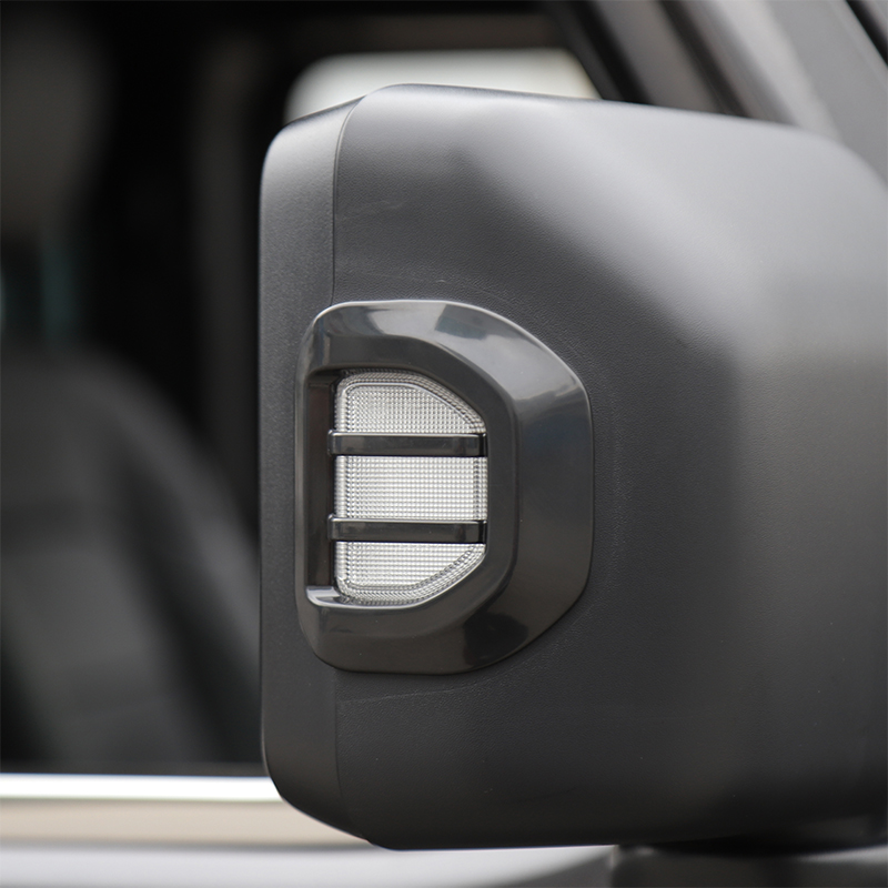 Black Rear Mirror Turn Signal Decoration Fit For Jeep Wrangler JL 2018+ Car Exterior Accessories ABS Car Styling