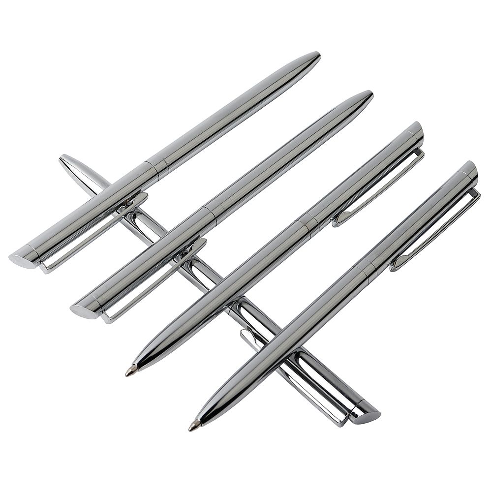 Metal Ballpoint Pen 0.7mm Brass Ballpoint Pen Rotary Oil Stylo Stainless Steel Ball Point Office School Stationery, Silver
Metal Ballpoint Pen 0.7mm Brass Ballpoint Pen Rotary Oil Stylo Stainless Steel Ball Point Office School Stationery, Silver