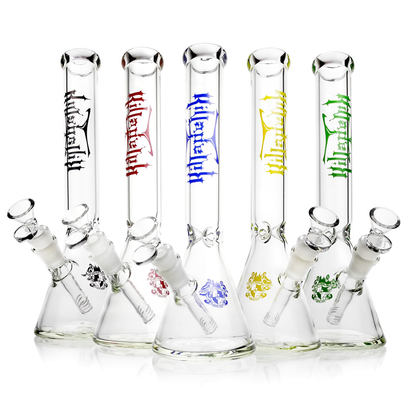 bong beaker bong Killadelph thick glass water pipes 12'' water bong for herb Heavy Heady Bong with 14mm joint bong