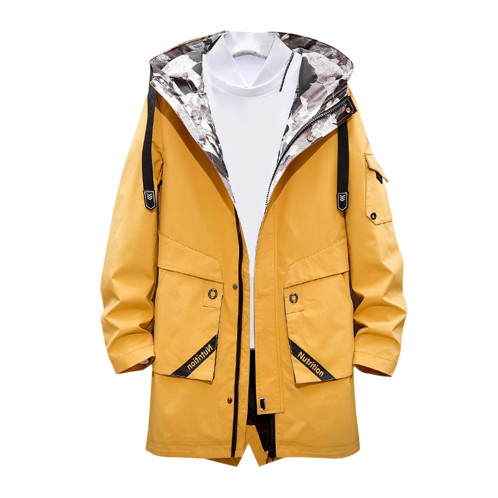Men's Long Trench Coat Hooded Outdoor Sports Jacket Casual Windproof Rain Jacket Large Size Long Sleeve Printed Letters, Black
Men's Long Trench Coat Hooded Outdoor Sports Jacket Casual Windproof Rain Jacket Large Size Long Sleeve Printed Letters, Black