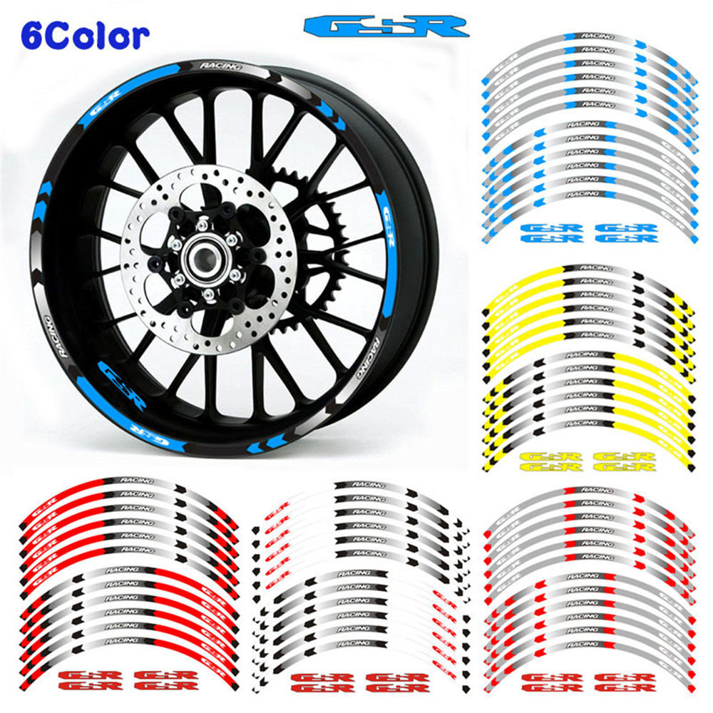 Hot sell 4 color motorcycle wheel decals Reflective stickers rim stripes motorbike mt03 For YAMAHA GSR
Hot sell 4 color motorcycle wheel decals Reflective stickers rim stripes motorbike mt03 For YAMAHA GSR