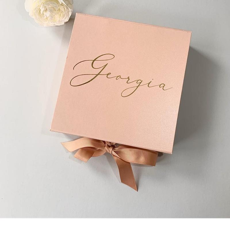 Personalised Gold Foil Bridesmaid Proposal Gift Box, Rose Gold Will You Be My Bridesmaid box Godmother, Thank You Gift Box
Personalised Gold Foil Bridesmaid Proposal Gift Box, Rose Gold Will You Be My Bridesmaid box Godmother, Thank You Gift Box