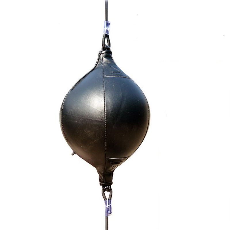 PU Boxing Training Punching Bag Fitness Muay Thai Double End Boxing Speed Ball Pear Inflatable Boxing Equipment Bodybuilding T200416