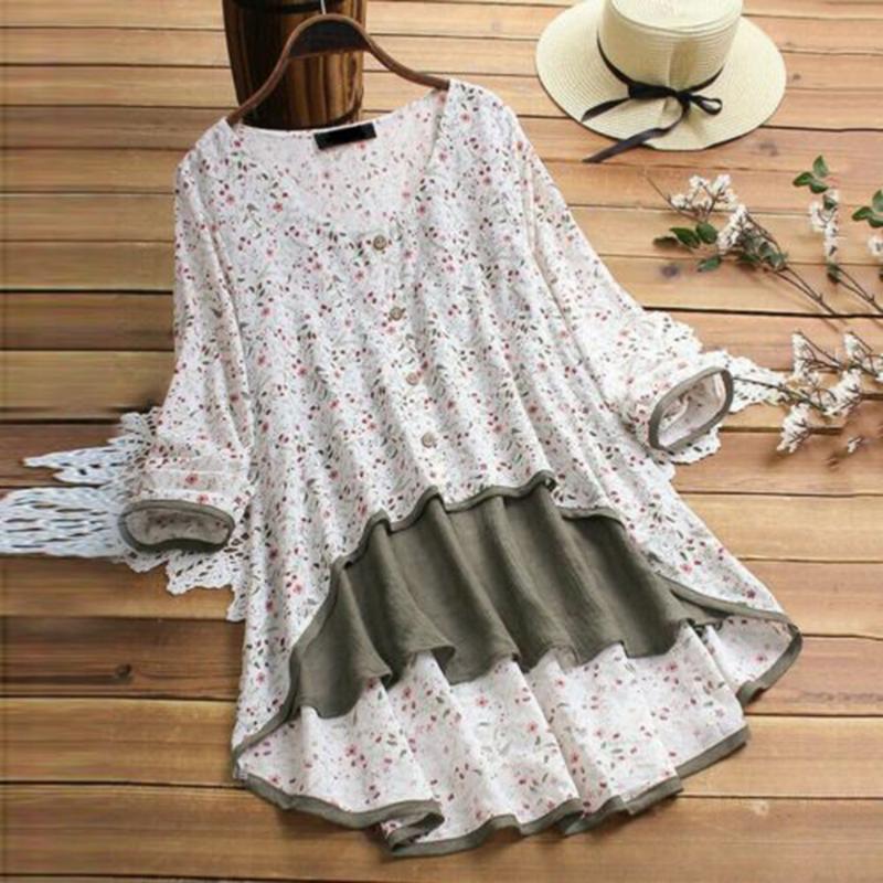2020 Spring Summer Boho Shirts Women Long Sleeve Floral Print Kaftan Baggy Blouse Tops Beach Casual Tunic Shirt Plus Size 3XL, Black
2020 Spring Summer Boho Shirts Women Long Sleeve Floral Print Kaftan Baggy Blouse Tops Beach Casual Tunic Shirt Plus Size 3XL, Black