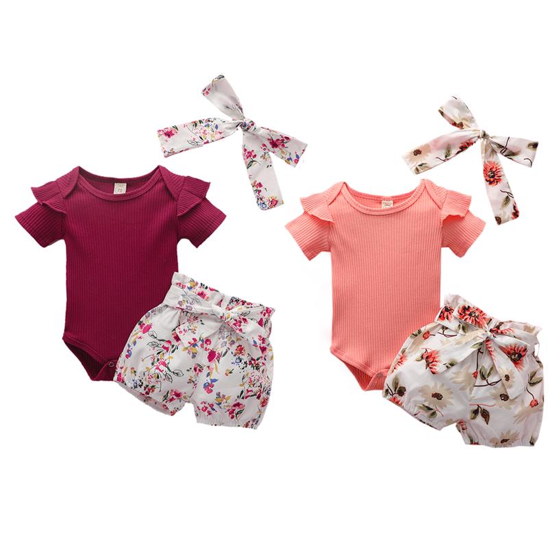 Summer Newborn Toddler Baby Girl Ruffle Short Sleeve Romper Knit Top Flower Shorts Headband Outfits Kids Girls Suit 0-24M, Pink
Summer Newborn Toddler Baby Girl Ruffle Short Sleeve Romper Knit Top Flower Shorts Headband Outfits Kids Girls Suit 0-24M, Pink